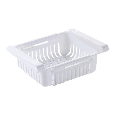Adjustable Fridge Storage Drawer – Space Saving Kitchen Organizer