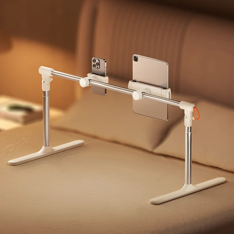 Feixiang F5 Adjustable Overhead Shooting Light Stand 3000-6500K 10W USB Powered Multi-Device Mounting Live Stream Photography