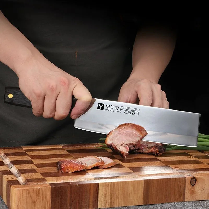 Japanese Cooking Knife, Stainless Steel Kitchen Knife, Slicing and Slicing Duck Knife, Chef's Knife, Sharp and Easy to Clean