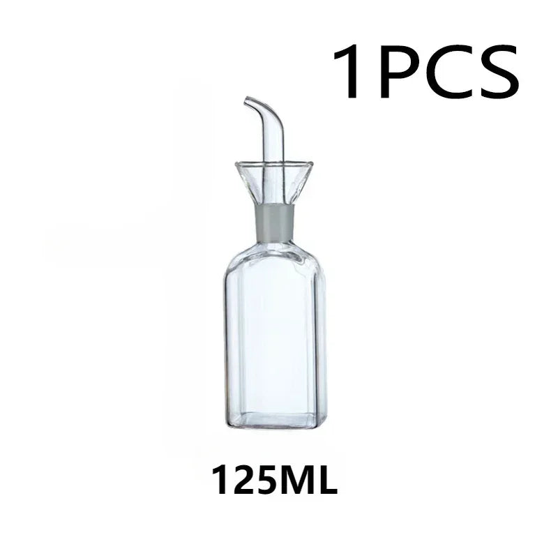 High Borosilicate Glass Oil Pot Household Leak-proof Oil Vinegar Pots Kitchen Soy Sauce Oil Tank Seasoning Bottle Kitchen Tool