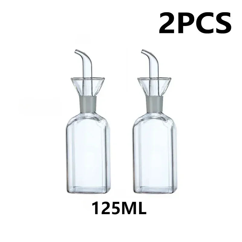 High Borosilicate Glass Oil Pot Household Leak-proof Oil Vinegar Pots Kitchen Soy Sauce Oil Tank Seasoning Bottle Kitchen Tool