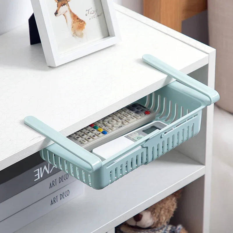 Adjustable Fridge Storage Drawer – Space Saving Kitchen Organizer